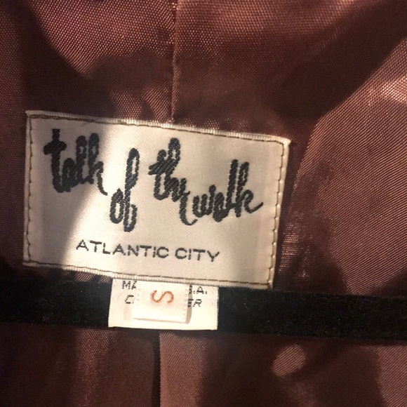 Talk of the Walk metallic vintage jacket blazer SM - Picture 3 of 5